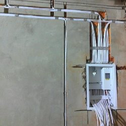 Проводка в трёхкомнатной квартире